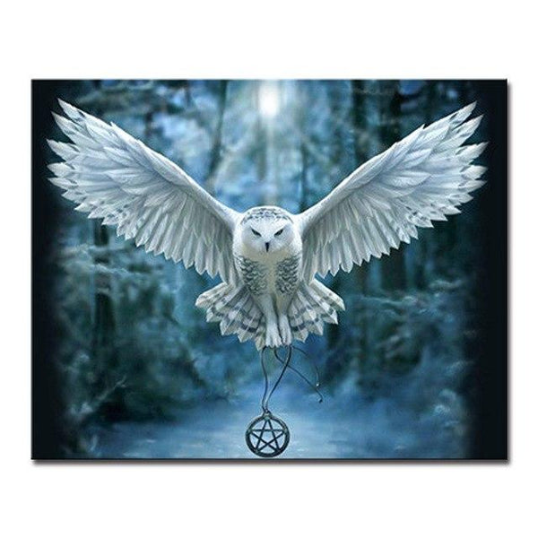 Harry Potter Inspired Owl - DIY Painting by Numbers Kit – canvasx.net