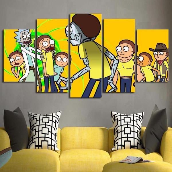 Rick And Morty Inspired 40 Canvas Wall Art 3330