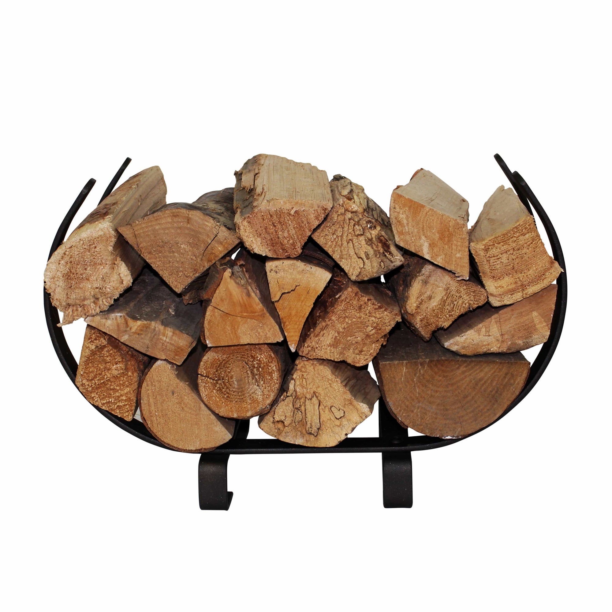 Indoor/Outdoor Small U Shaped Fireplace Log Rack - Enclume ...