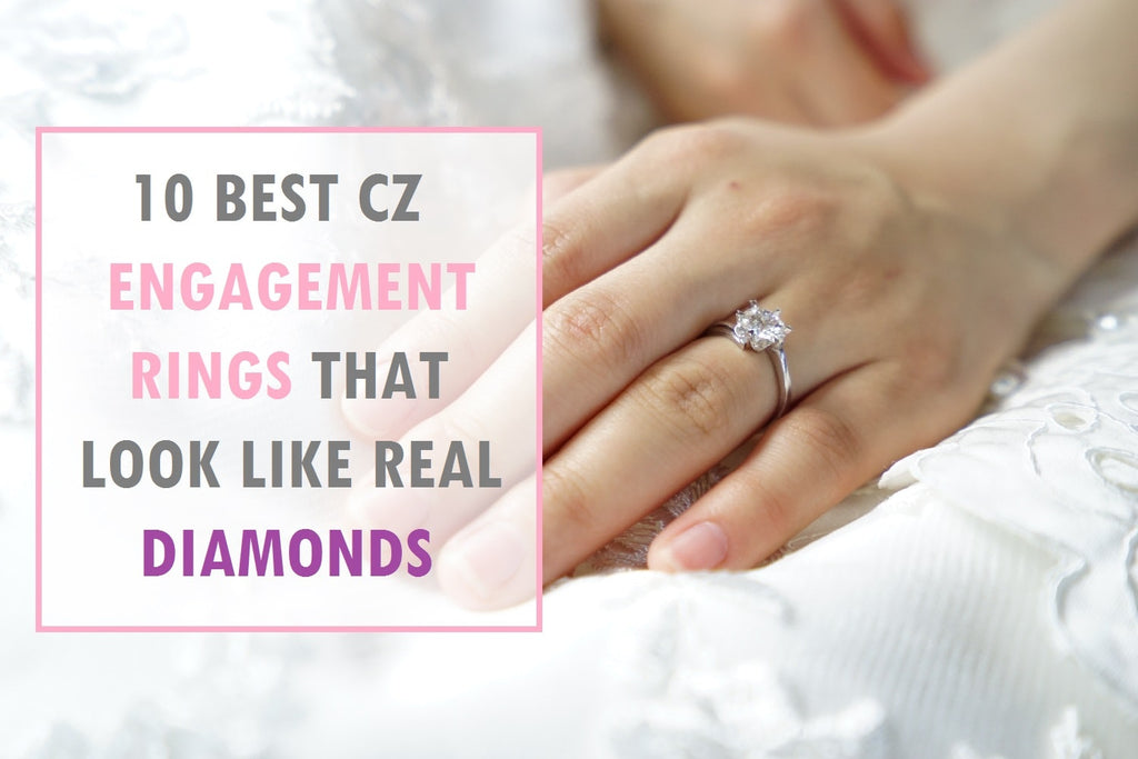 10 Best cubic zirconia engagement rings that look real