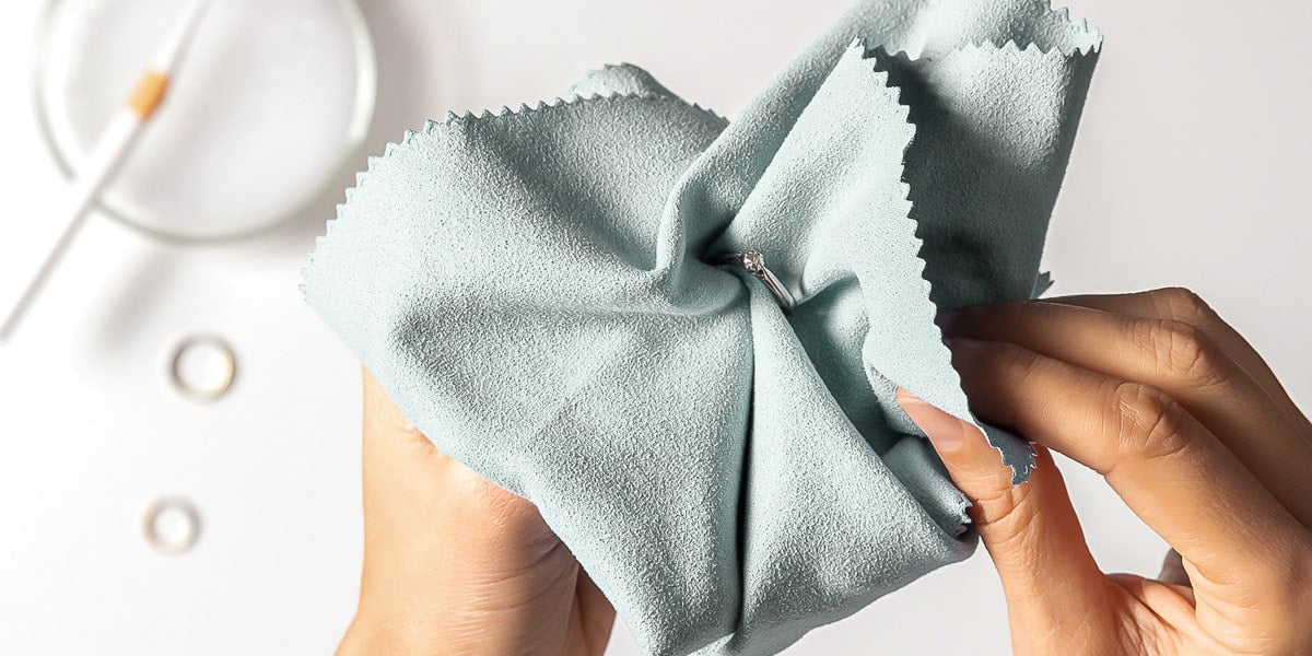 Clean your earrings daily with a soft cloth