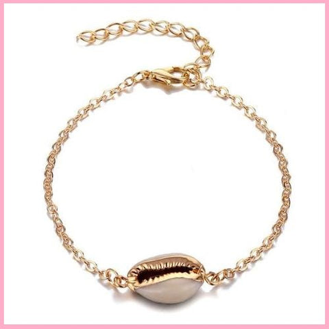 Cowrie shell bracelet