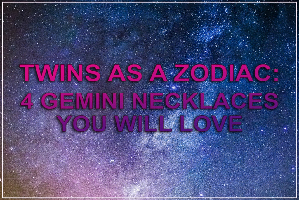 Gemini zodiac necklaces you will love