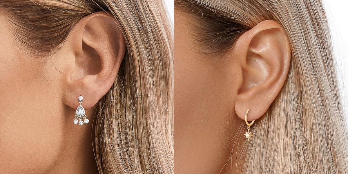 Lively cubic zirconia dangle drop earrings