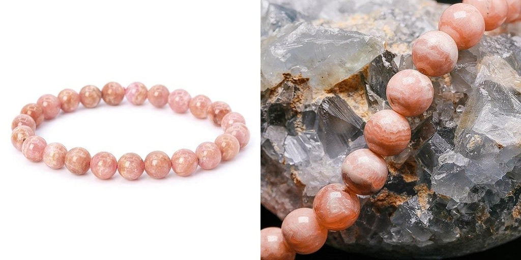 Pink Rhodochrosite bracelet