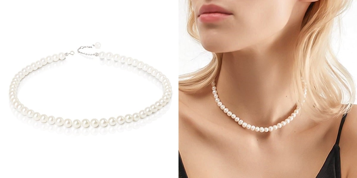 Freshwater pearl necklace