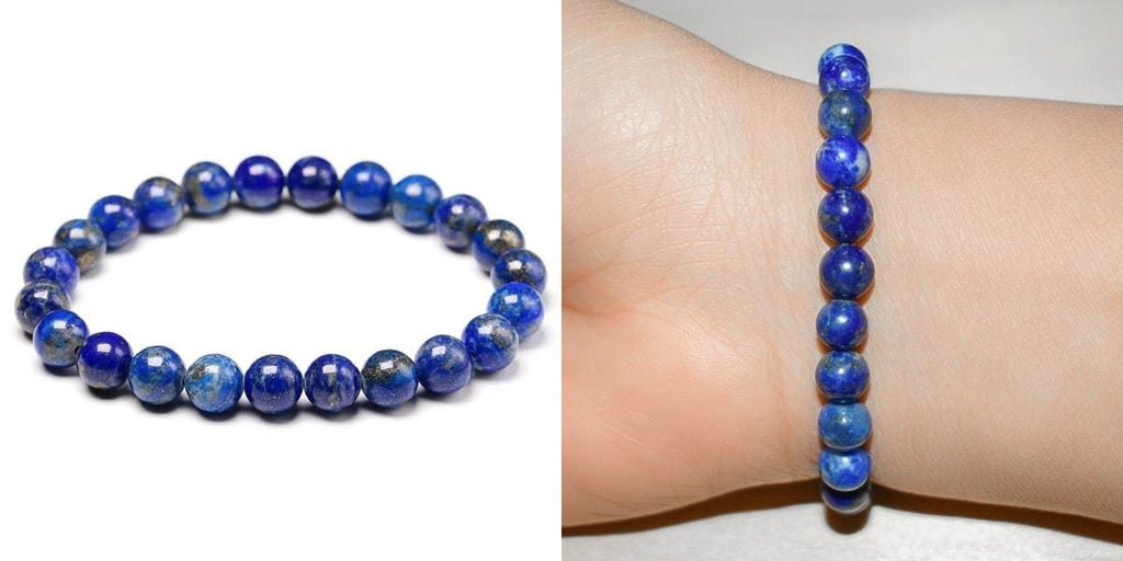 September birthstone lapis lazuli bracelet