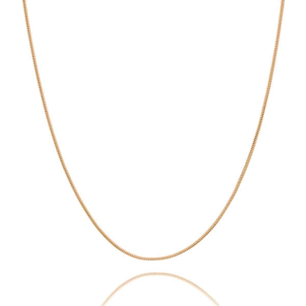 Gold Snake Chain Necklace – RoseGold & Black Pty Ltd