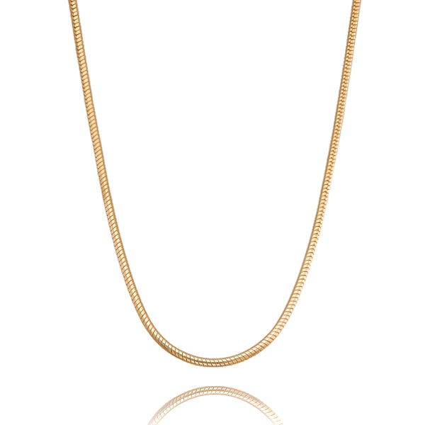 3mm gold snake chain