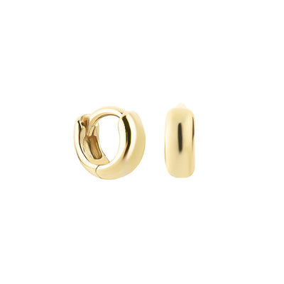 5mm gold huggies