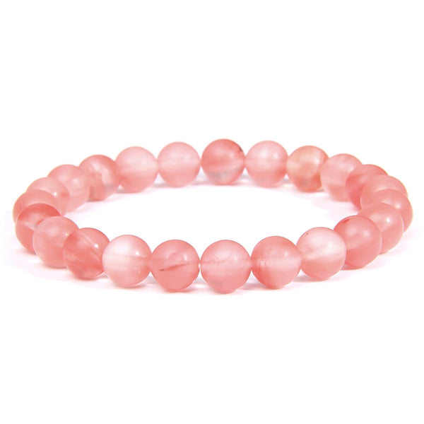 Beaded Pink Fluorite Bracelet | Classy Women Collection