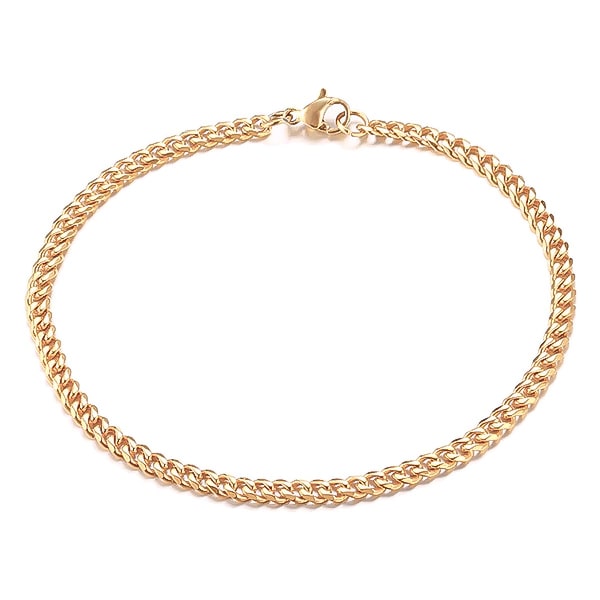 Copper Pear Cut Cubic Zirconia White Gold Flower Link Chain Bracelet W –  ZIVOM
