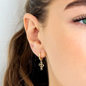 Mini Louis Gold Hoop Earrings