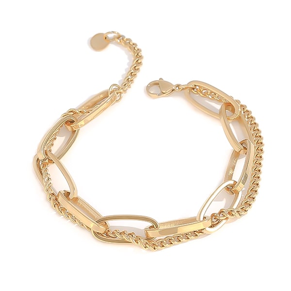 Chunky Link Chain Bracelet, Cuban Chain Bracelets, Gold Chain Bracelet  Women, Gold Filled Rope, Thick Chain Bracelet, Gold Filled Cuban Chain –  Agata1