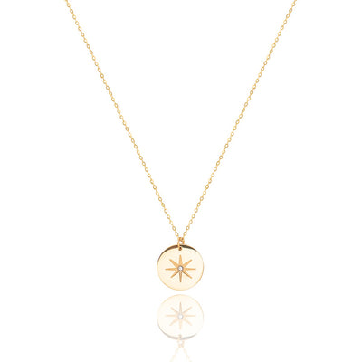 Collana con moneta della stella polare