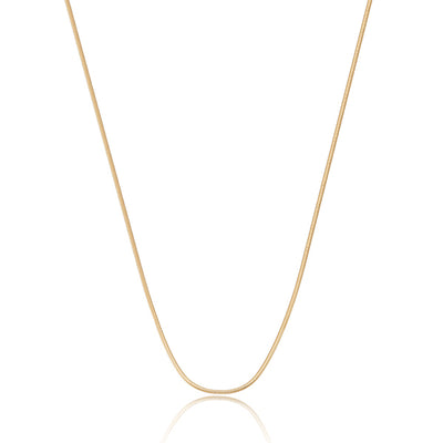 Gold vermeil snake chain necklace