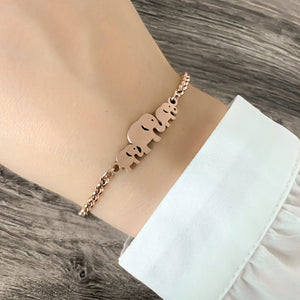 Rose Gold Butterfly Bracelet