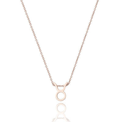 Rose Gold Taurus Necklace