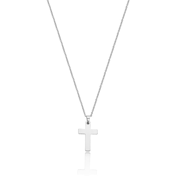 small cross necklace womens rose gold