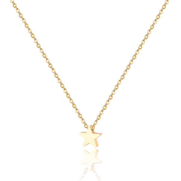 Gold Layered Star & Moon Necklace | Classy Women Collection