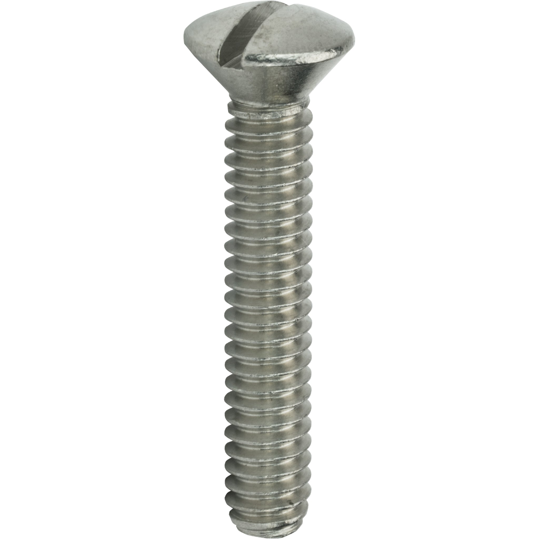 10 24 X 3 4 Slotted Oval Head Machine Screws Stainless Steel 18 8 Qty