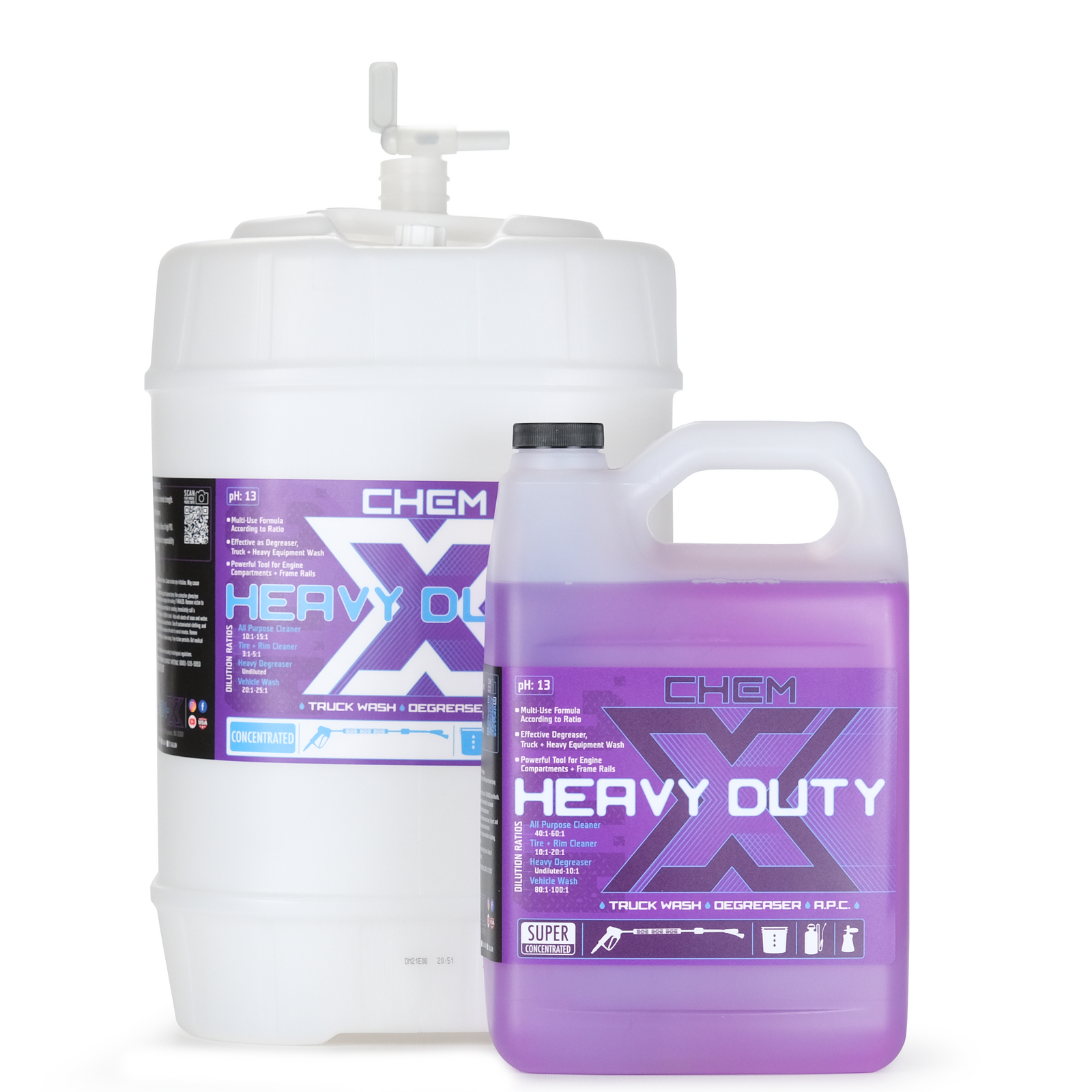 Heavy Duty: Super Concentrated Truck Wash + Degreaser + APC - Chem-X
