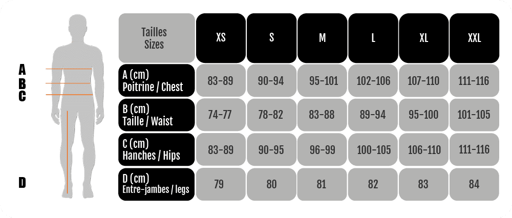 Guide Taille Homme