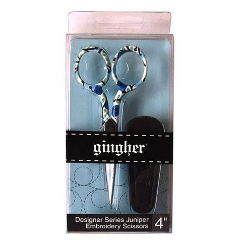 Gingher Juniper embroidery scissors in box