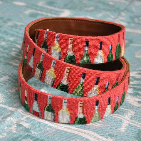 Needlepoint Dog Collars - Island Apparel - Bald Head Blues