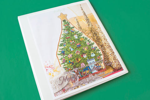 Merry Wishes Tree stitch guide