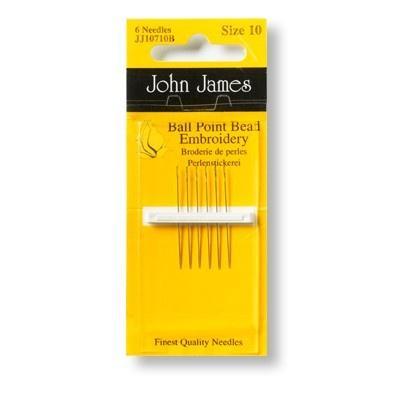 John James ball point embroidery needles