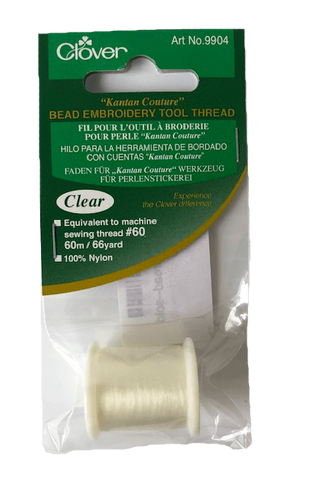 Clover transparent beading thread in package