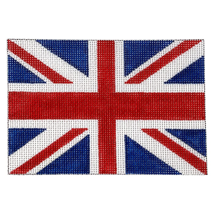 English Flag Painted Canvas CBK Needlepoint Collections 