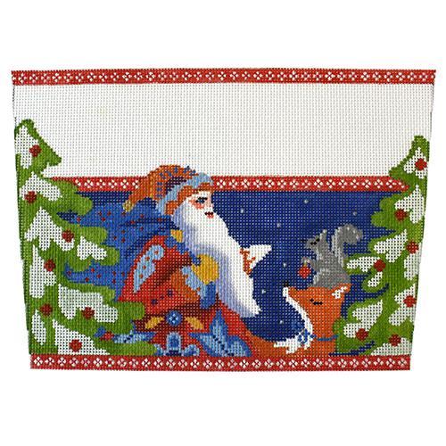 Needlepoint Santa and Sleigh Canvas – Needlepoint Inc
