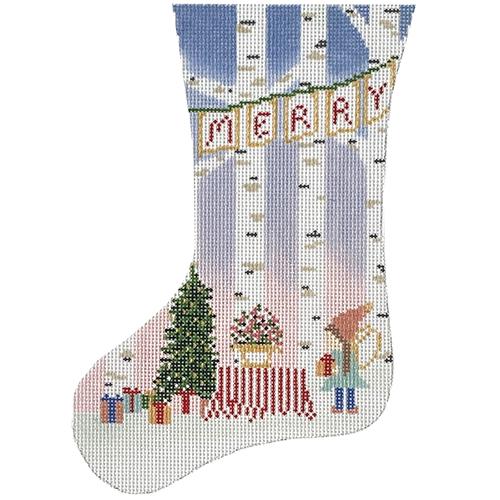 Preppy Christmas Stocking Ornament – For Pete's Sake Pottery