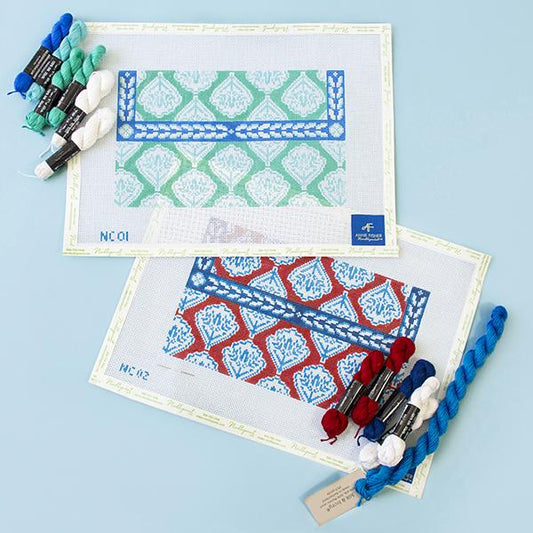 A beginner needlepoint kit for kids and adults who are learning to  needlepoint. Daisy Does Ballet measures 7 x 5 and is color-printed onto  10 mesh canvas. The needlepoint kit comes with