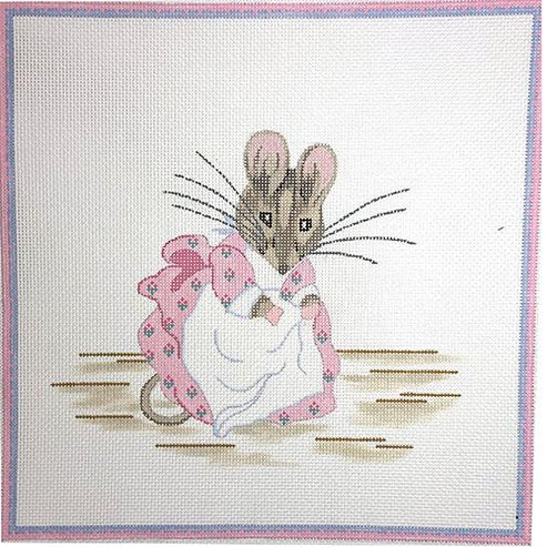 Peter Rabbit Hunka Munka Mouse Pillow | Needlepoint.Com