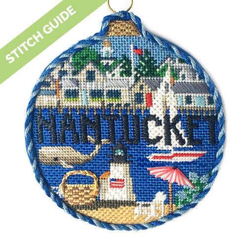 Travel Round - Palm Beach with Stitch Guide –