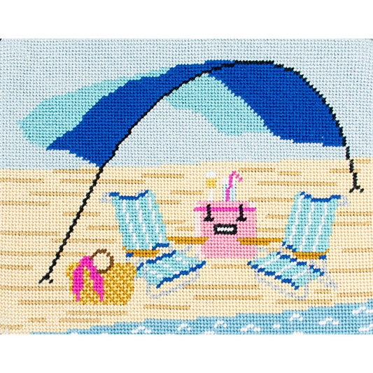 Sand Castle Kids Needlepoint Kit