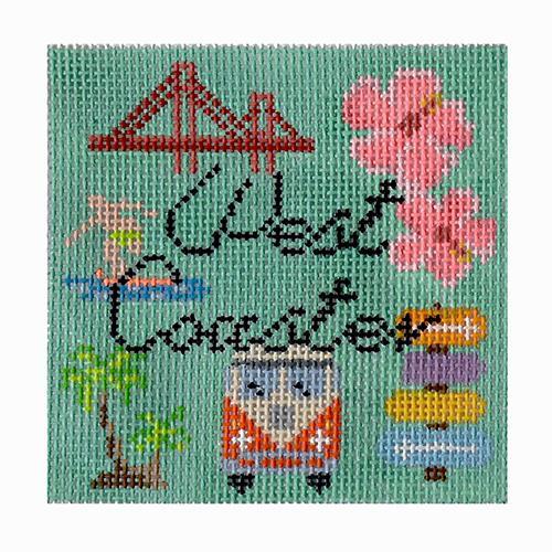 Needlepoint Coaster Kit – Friendly Loom