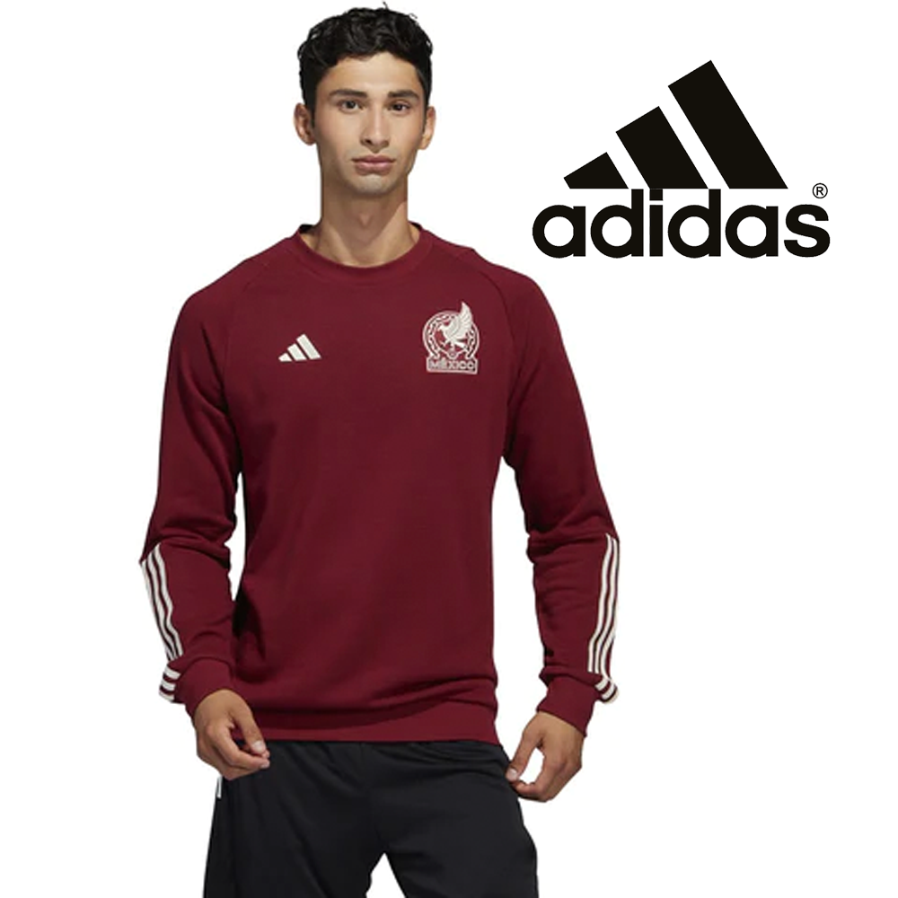 Adidas Mexico 2022 Woven Crew Sweatshirt - SoccerWorld - SoccerWorld