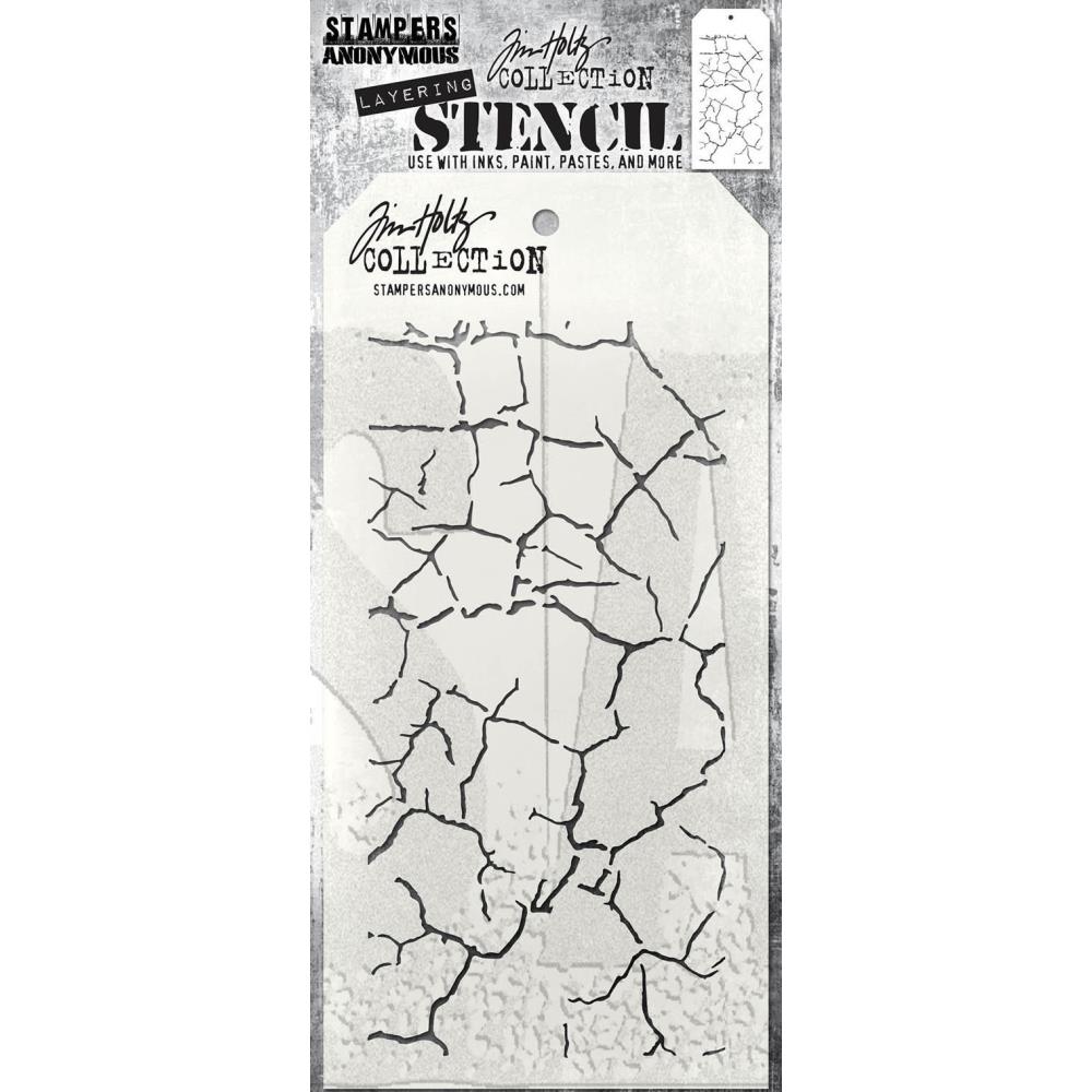 Stampers Anonymous Tim Holtz Metropolis Layering Stencil