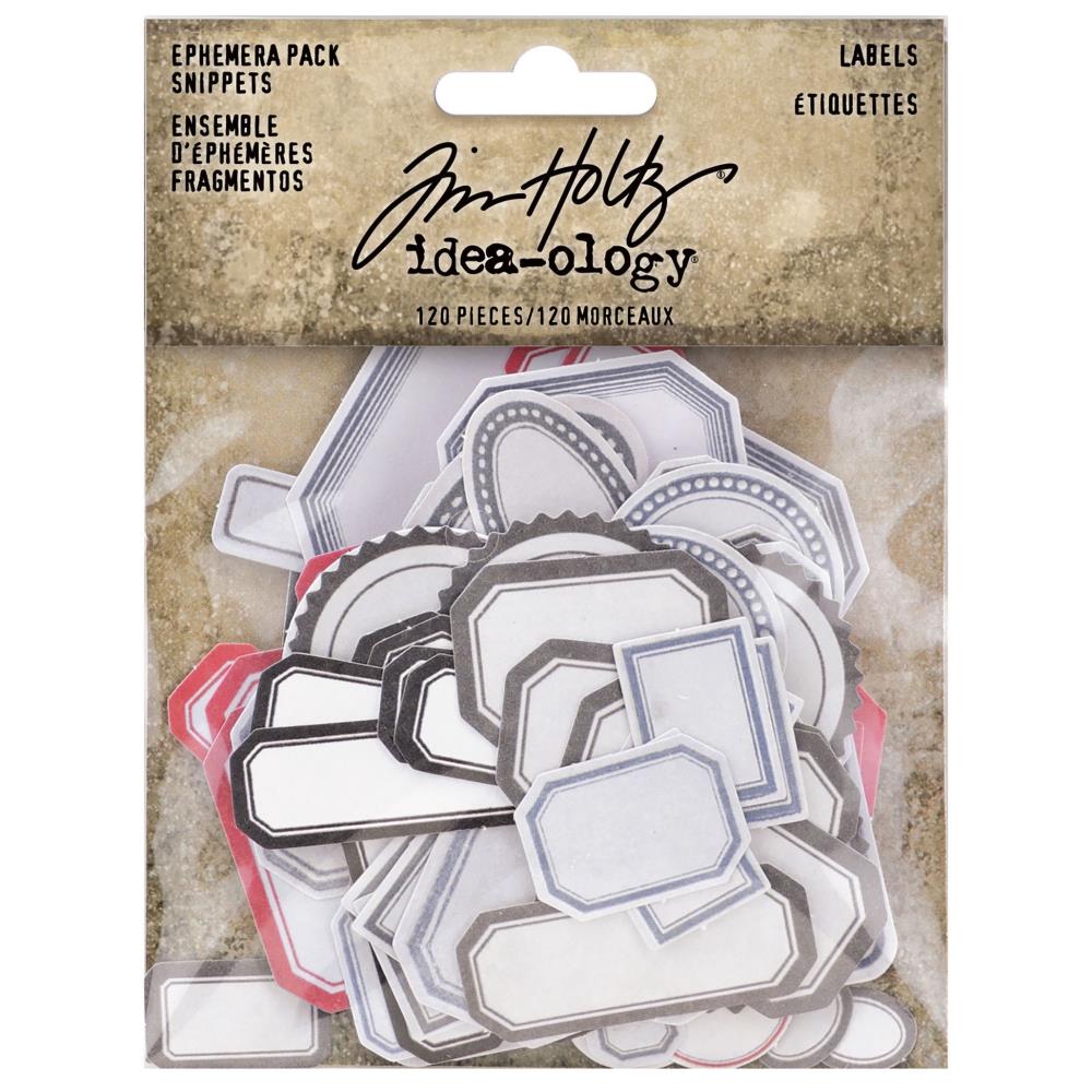 Tim Holtz Idea-Ology - Ephemera Snippets, Labels