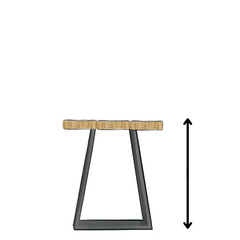 trapezium side table