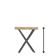 x frame kitchen table