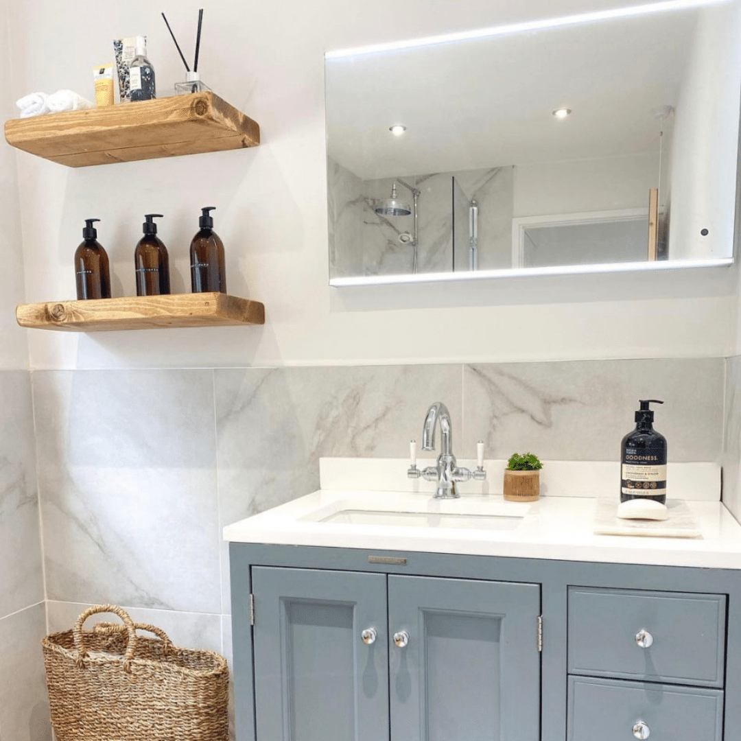 Rustic Bathroom Cabinets