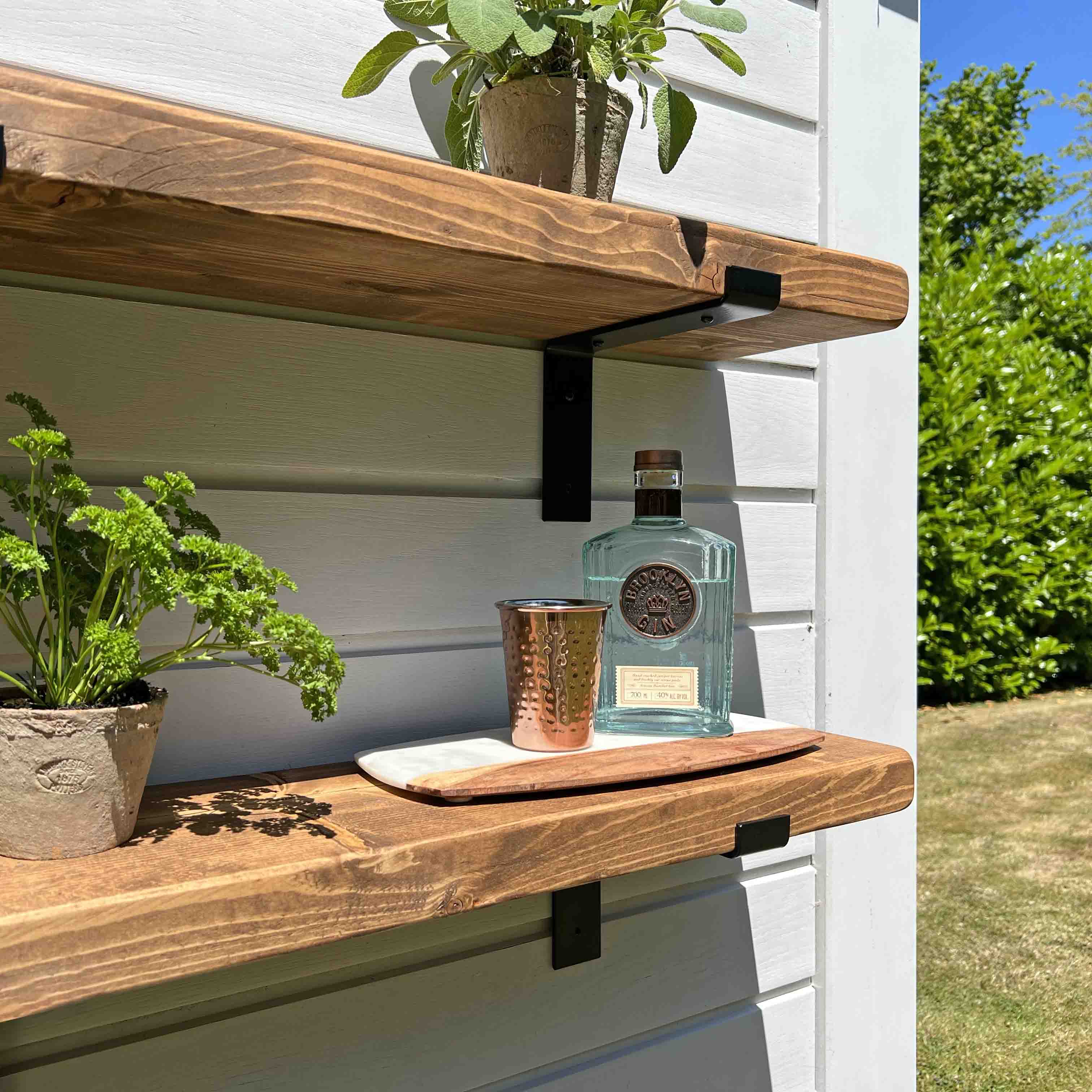 Shelves for Outdoor Kitchens