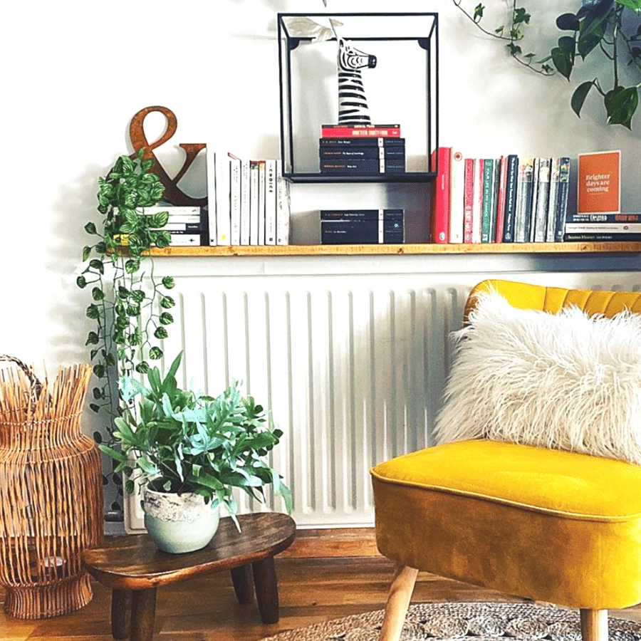 shelves over radiators