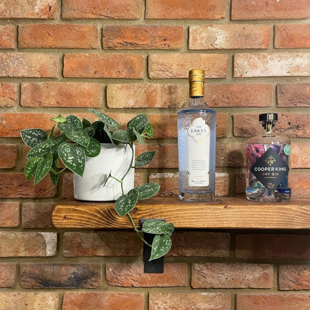 Rustic Shelf on a Exposed Wall