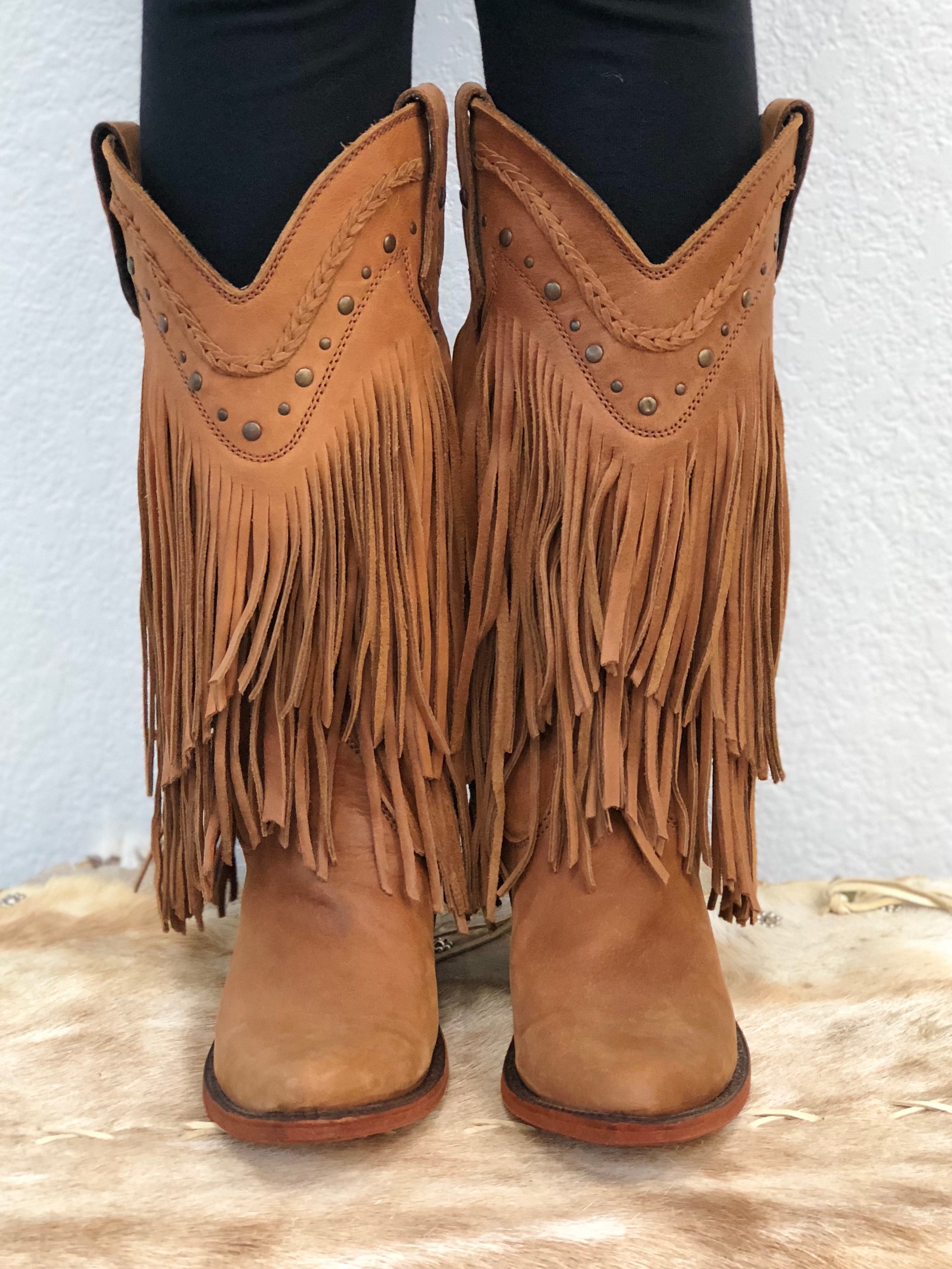 liberty fringe boots